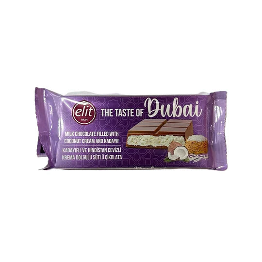 Elit The Taste Of Dubai - Milk Chocolate Filled With Coconut Cream With Kadayif