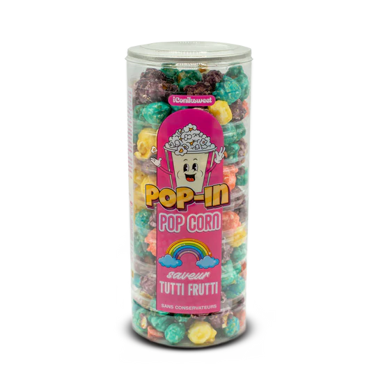 IConiksweet - Pop-In Pop Corn Saveur Tutti Frutti