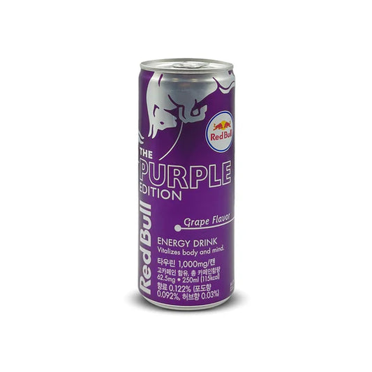Red Bull Purple Édition Grape Flavor Korea