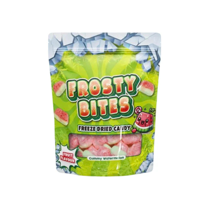 Frosty Bites Freeze Dried Candy Gummy Watermelon - Bonbons Lyophilisés