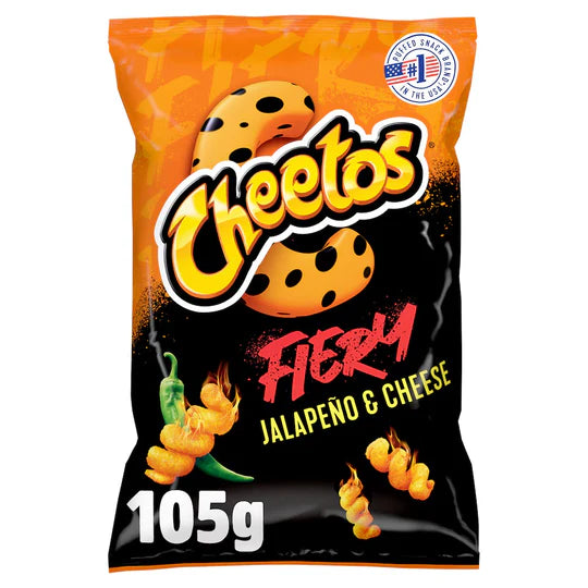 Cheetos Fiery Jalapeno & Cheese