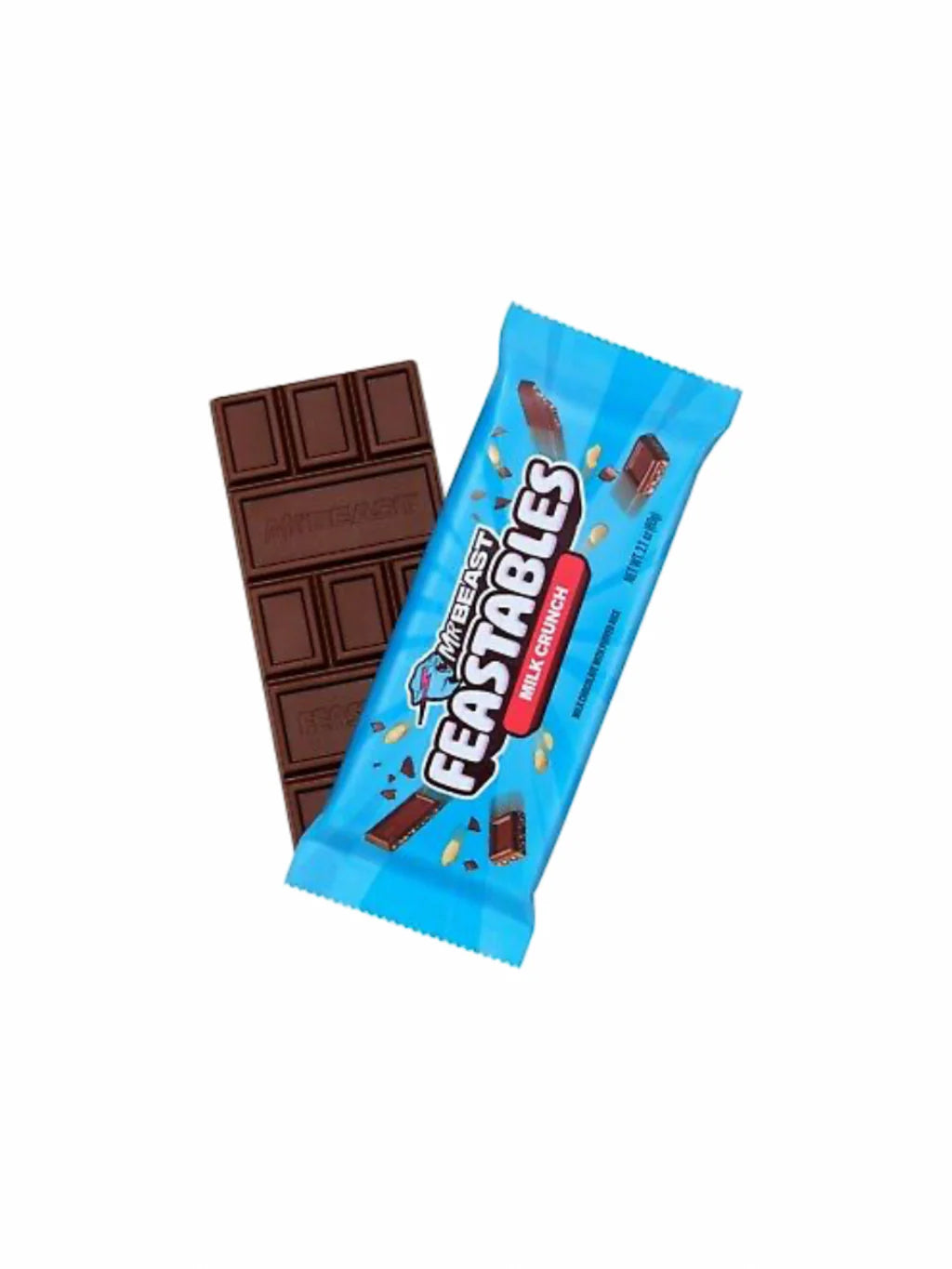 Mr Beast Feastables Chocolate Bar Crunch - Milk Crunch