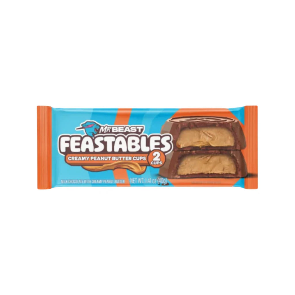Mr Beast Feastables Creamy Peanut Butter Cups