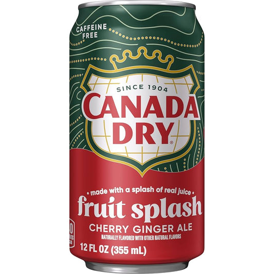 Canada Dry Fruit Splash Cherry Ginger Ale