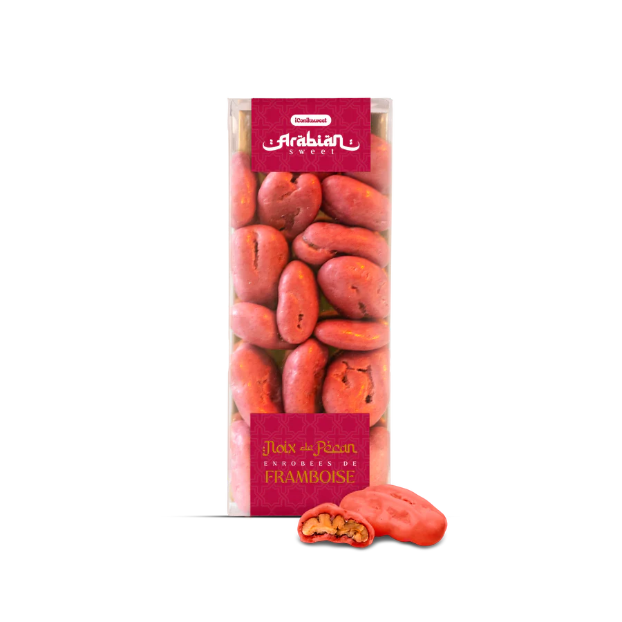iConiksweet - Arabian Sweet - Noix de pécan enrobées de Framboise 100g